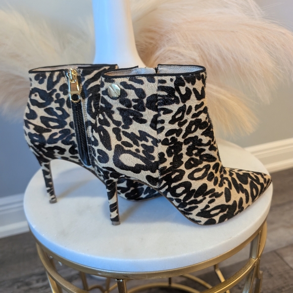 Louise et Cie Black and Cream Ankle Booties - Picture 8 of 10